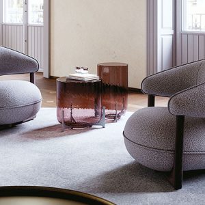 RUBY LOUNGE ARMCHAIR – Contemporary armchair inspired by Scandinavian design and our connection with nature, featuring a wooden frame and an extra-large seat for maximum comfort. By Cattelan Italia.