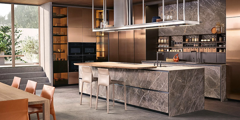 Alea Pro kitchen by Poliform