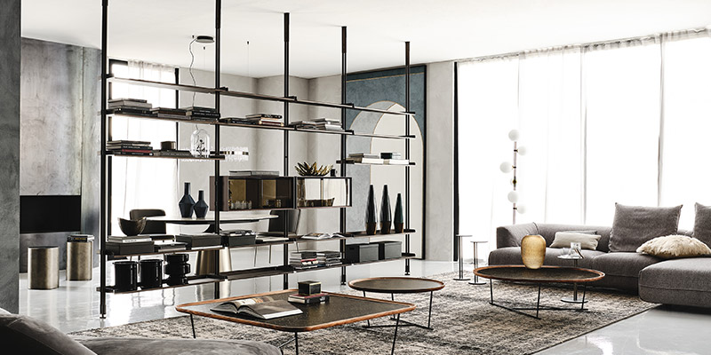 How to use a bookcase as a room divider