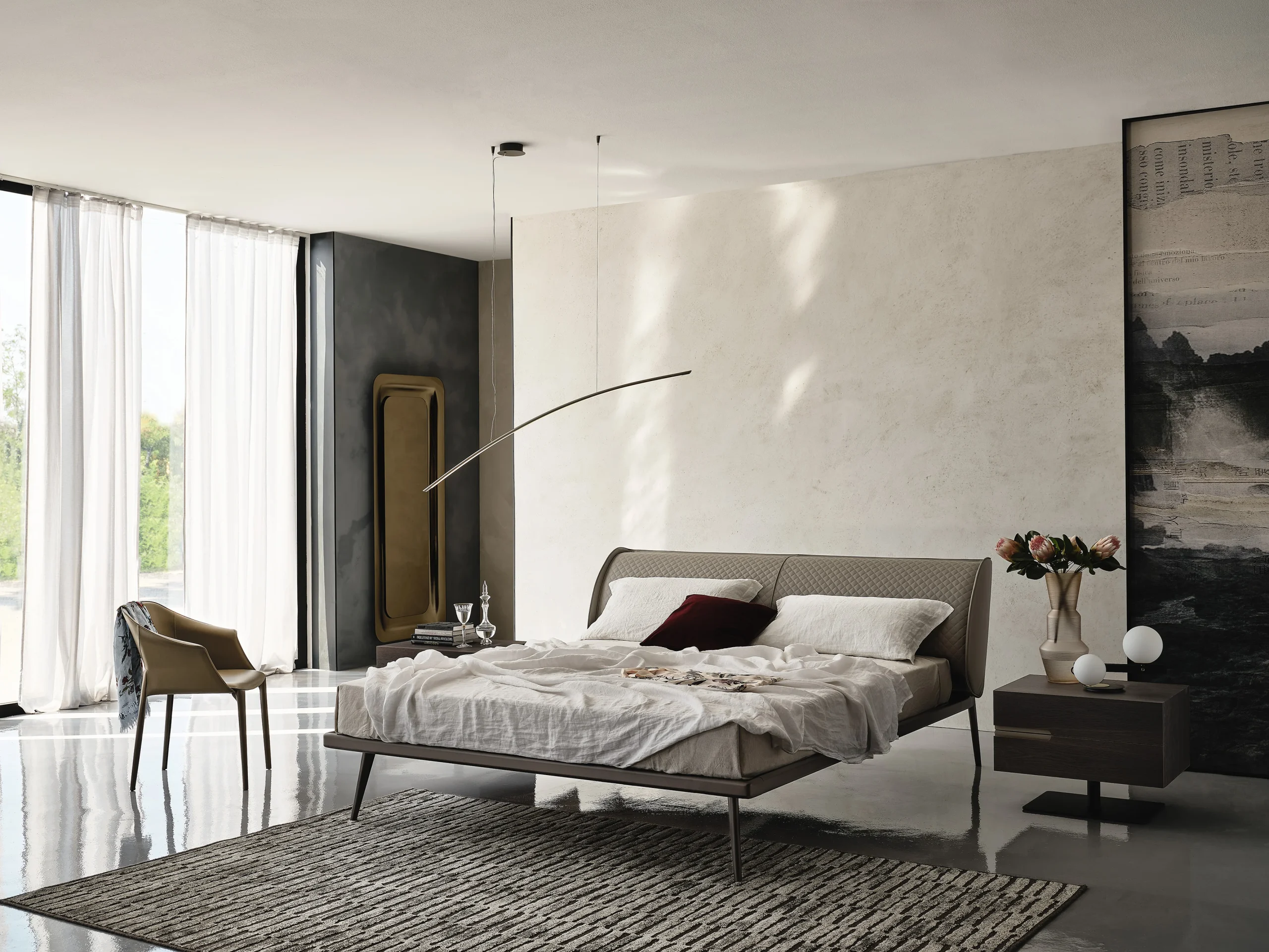 Ayrton Bed - Cattelan Italia