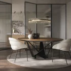 Skorpio Round Wood Table - Cattelan Italia