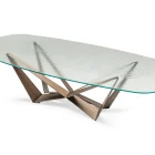 SKORPIO GLASS TABLE