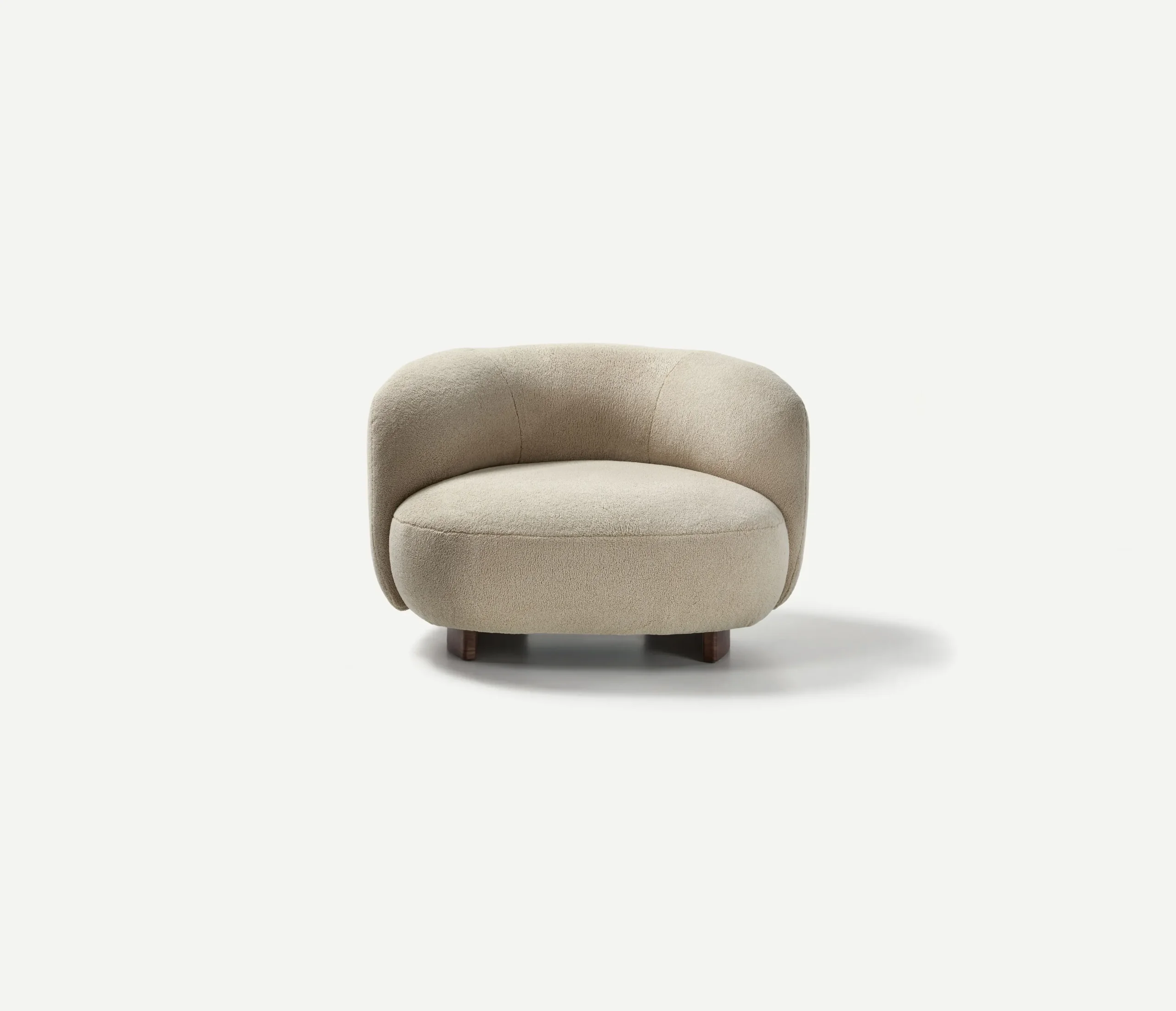 Pebble Lounge Armchair - Nature Design