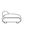 Sesann Armchair - Tacchini