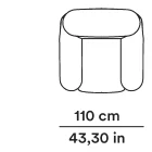 Sesann Armchair - Tacchini