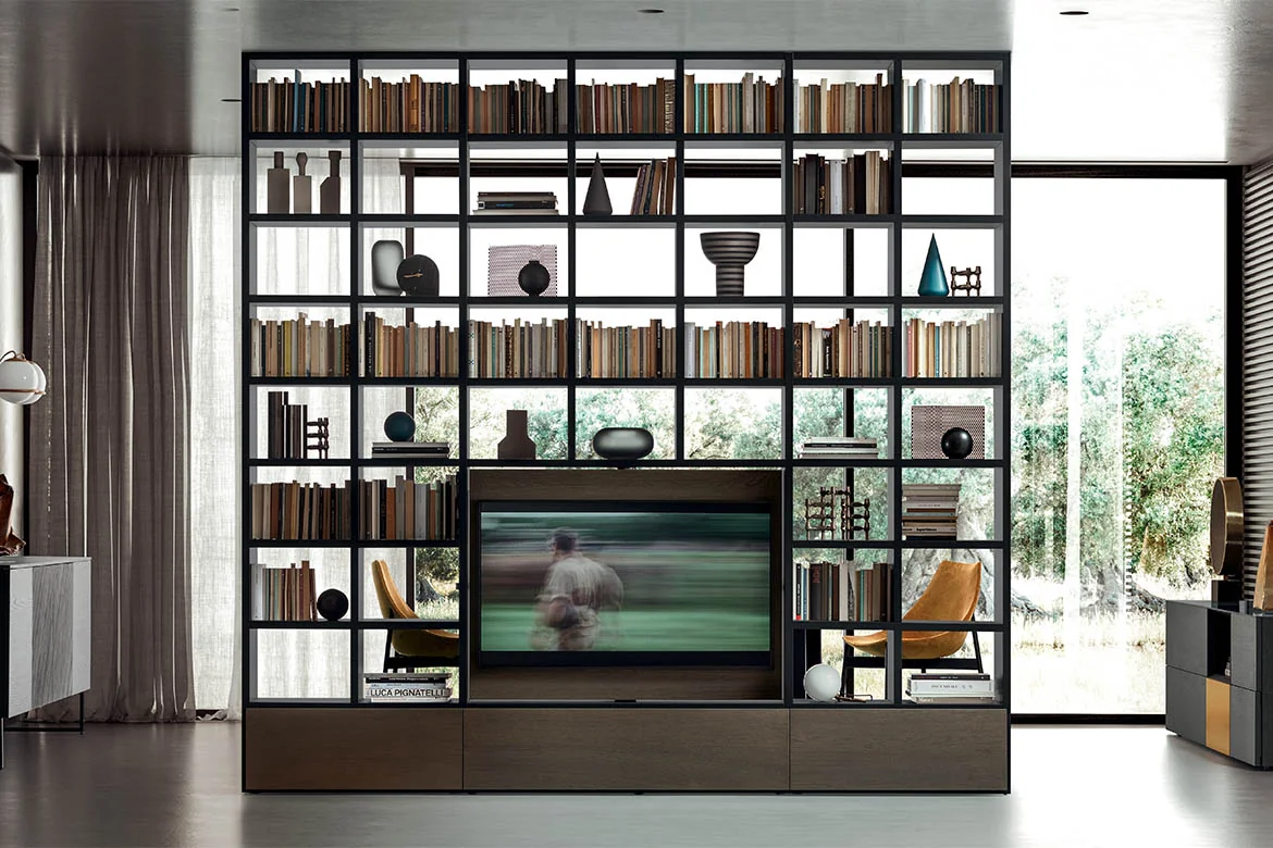 Spazioteca Tv Bookcase - Pianca