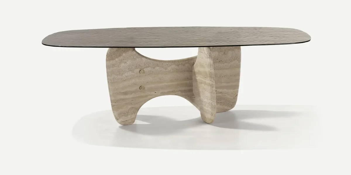Tribe Stone Dining Table - Nature Design